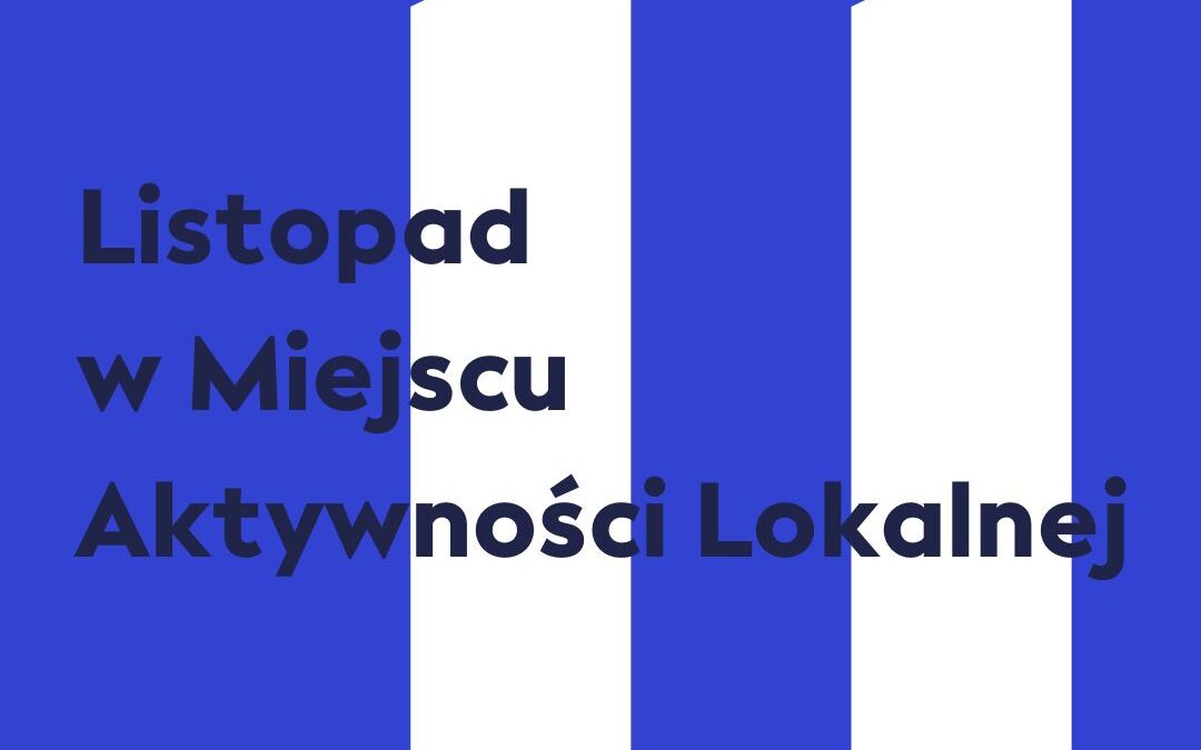 Listopad w Miejscu Aktywności Lokalnej